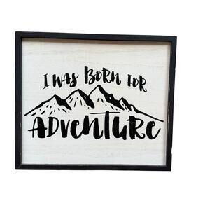 Hobby lobby Born For Adventure Nursery/Bedroom Wall Decor NWT mountains outdoor